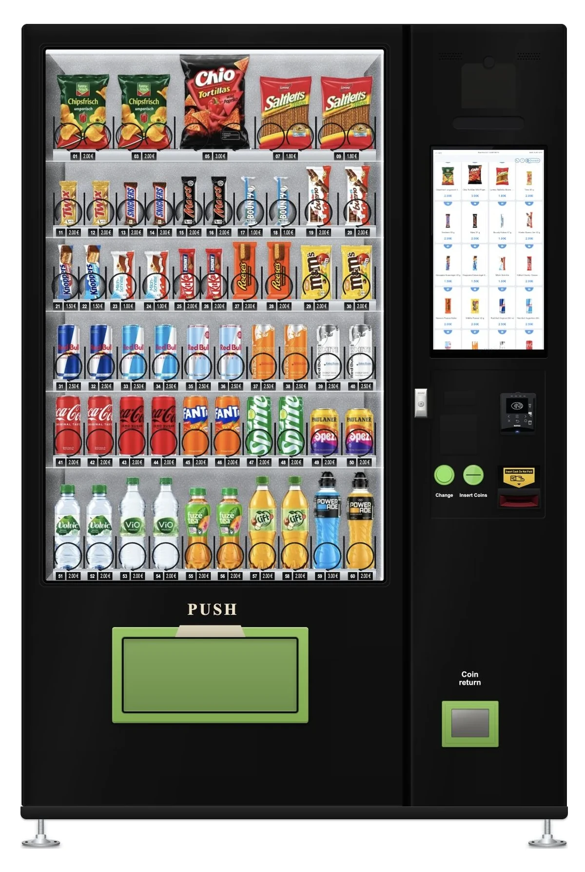 Automat zum Ausprobieren (Kaufsimulation)